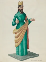Archangel Bulto, c. 1937