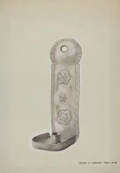 Tin Candle Sconce