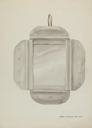 Tin Mirror Frame, c. 1937