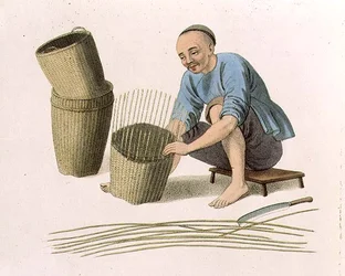 A Basket Weaver, plate 49 from 