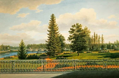 View from the Terrace of the Yelagin Palace, St. Petersburg
