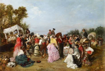 At the Torrijos Pilgrimage, 1883, 69x99, Carmen Thyssen Museum, Málaga