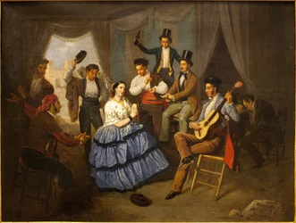Dancer in a Carnival House
