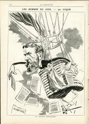 Illustration by Manuel Luque (1854-1919) in La Caricature (1880)