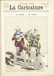 Illustration for the Cover of La Caricature (1880)