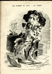 Illustration for the Cover of The Caricature (1880)