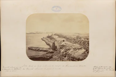 View from the Interior Side of the Reef of Pernambuco Taken from Barreta Looking North