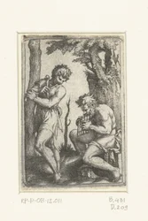 Young Shepherd with Shawm and Old Shepherd with Pan Flute
