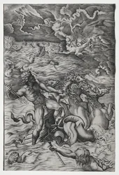 Neptune Calming the Tempest That Aeolus Raised Against Aeneas