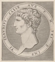 Speculum Romanae Magnificentiae: Claudius, from The Twelve Caesars, ca. 1500-1534