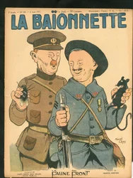 Cover of La Baionnette, Satirical in Colors