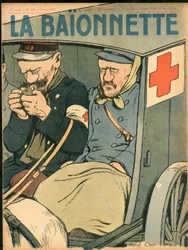 Cover of La Baionnette, Satirical in Colors