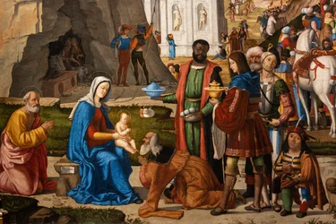 Adoration by the Wise Men (detail)