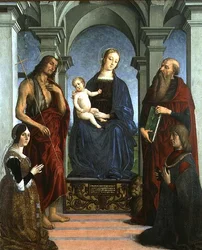 Madonna and Child with St. Jerome and St. John the Baptist and Donors