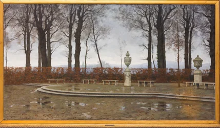 The Turin Royal Gardens after the March rains