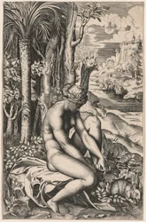 Venus Wounded by a Rose