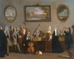 Rehearsal of an opera