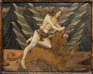 Cassone with Battle Scene and Scenes from the Labors of Hercules, Florence, Italy