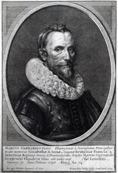 Self Portrait, engraved by Wenceslaus Hollar, 1644