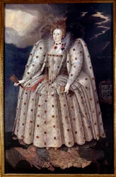 Foot Portrait of Queen Elizabeth I of England (detail)