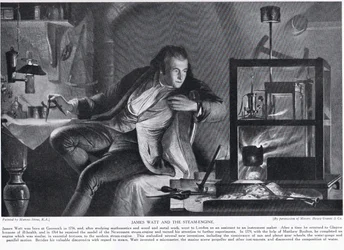James Watt and the Steam-Engine, illustration from 
