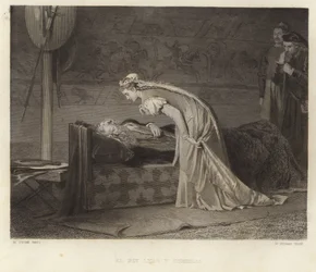King Lear and Cordelia