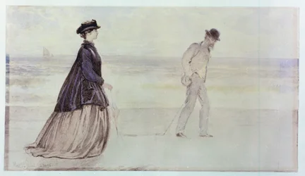 The Happy Pair - Mr. And Mrs. Lammle, 1864
