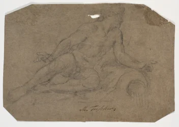 Reclining River God