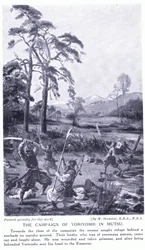 The campaign of Yoriyoshi in Mutsu