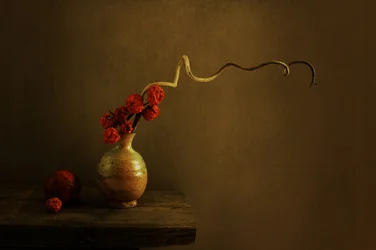 Dark Botanical Still Life
