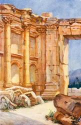 The Temple of Bacchus, Baalbek, Interior