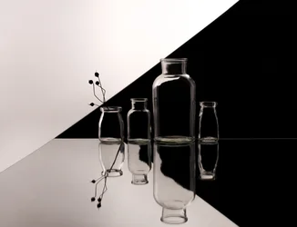 Elegant Glass Reflections