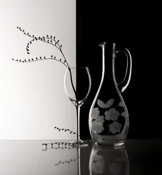Elegant Glass Still Life