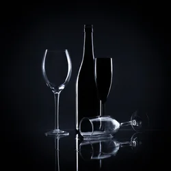 Elegant Wine Still Life
