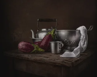 Moody Kitchen Still Life
