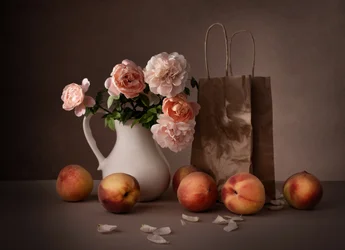 Pink Roses and Peaches