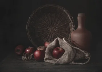 Rustic Apple Still Life