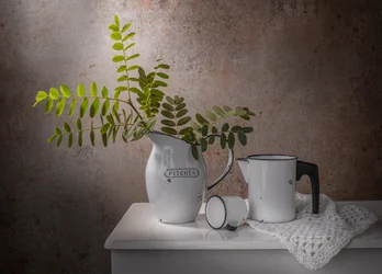 Rustic Enamelware Still Life