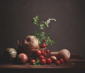 Rustic Harvest Still Life