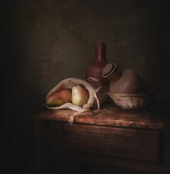 Rustic Pear Still Life