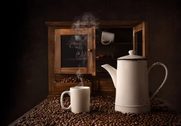 Steaming Morning Coffee