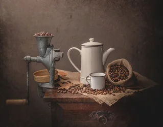 Vintage Coffee Still Life