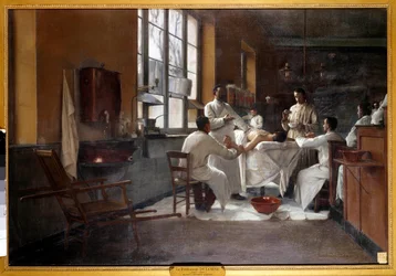 Professor Edmond Delorme (1847-1929) Describing Lung Decortication to Trainee Doctors of the Val de Grace