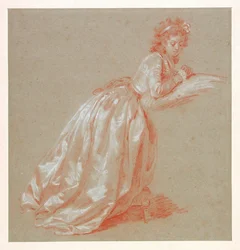Young Woman Kneeling