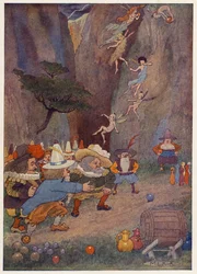 Illustration for the Story of Rip Van Winkle