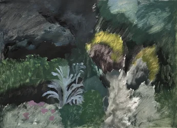 Landscape with Bushes. Marcel Proust Alley, 2019