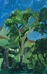 Turkish Landscape with Tree