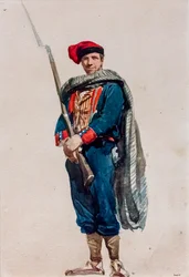 Catalan Volunteer for the War in Africa, circa 1860
