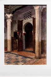 Moorish courtyard corner, circa 1870-71
