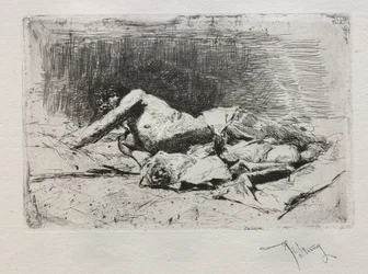 Man rolling on the ground